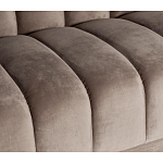 Диван трехместный велюровый серый Island of Comfort варинант исполнения - 4 | Loft Concept в Саратове