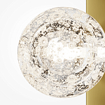 Бра с плафоном из прозрачного стекла с пузырьками воздуха Effervia варинант исполнения - 3 | Loft Concept в Саратове