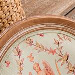 Стул из массива бука светло-зеленый с растительным орнаментом Raffael Angel Green Chair варинант исполнения - 3 | Loft Concept в Саратове