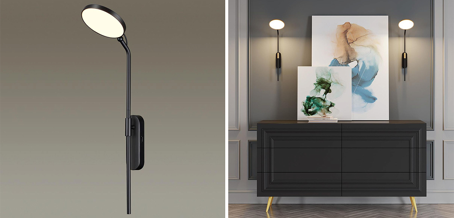Бра Maxine Light Wall lamp Lantern Black Бра Maxine Light Wall lamp Lantern Black - Loft-Concept в Саратове
