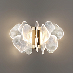 Бра с крупными прозрачными лепестками с рельефной поверхностью Ethereal Bloom варинант исполнения - 4 | Loft Concept в Саратове