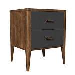 Тумба прикроватная с 2-мя ящиками Tasteful Furniture Light варинант исполнения - 4 | Loft Concept в Саратове