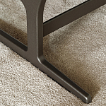 Дизайнерское кресло без подлокотников кожаное на металлическом каркасе PAULA Armchair варинант исполнения - 3 | Loft Concept в Саратове