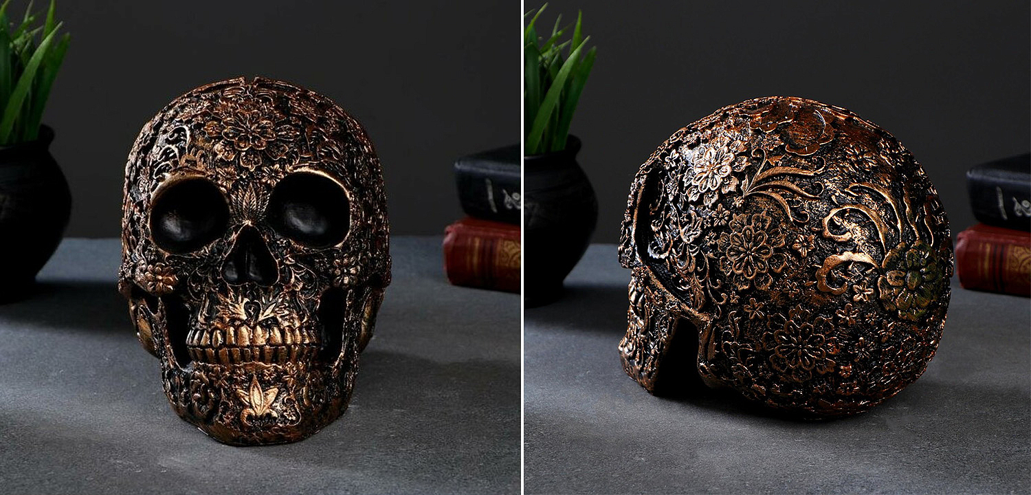 Статуэтка Patterned Skull Статуэтка Patterned Skull - Loft-Concept в Саратове