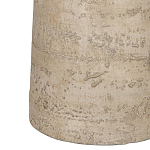 Столик приставной с круглой столешницей Textured Cream Table варинант исполнения - 4 | Loft Concept в Саратове