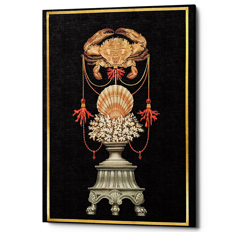 Постер Sea Vase Poster 5 Черный Бежевый Постер Sea Vase Poster 5 Черный Бежевый в Саратове | Loft Concept
