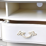 ТВ-тумба из массива дерева в стиле прованс Montmartre Provence TV Stand варинант исполнения - 3 | Loft Concept в Саратове