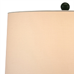 Настольная лампа зеленая с тканевым абажуром Splashes of Green Moss варинант исполнения - 3 | Loft Concept в Саратове