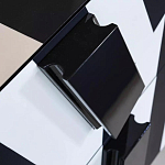 Дизайнерский комод в чёрно-белую полоску Ziqqurat варинант исполнения - 1 | Loft Concept в Саратове