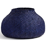 Корзина синяя Elewisa Wicker Basket варинант исполнения - 2 | Loft Concept в Саратове