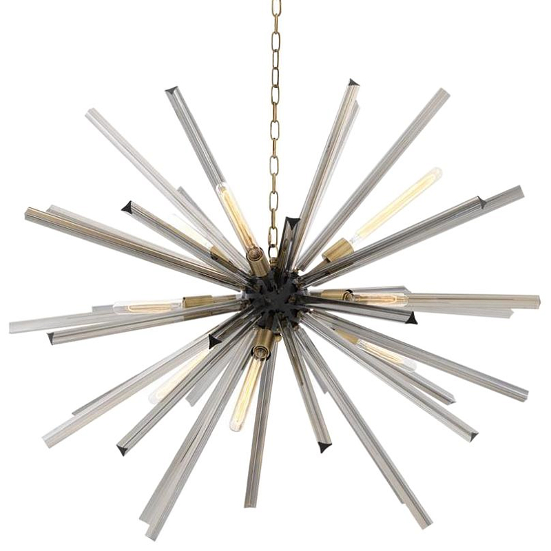 Люстра Chandelier Equalizer L Smoke Дымчатый (Smoke) Латунь Черный Люстра Chandelier Equalizer L Smoke Дымчатый (Smoke) Латунь Черный в Саратове | Loft Concept
