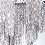 Люстра потолочная с металлическими цепочками Диаметр 99 см Atlantis Chain варинант исполнения - 4 | Loft Concept в Саратове