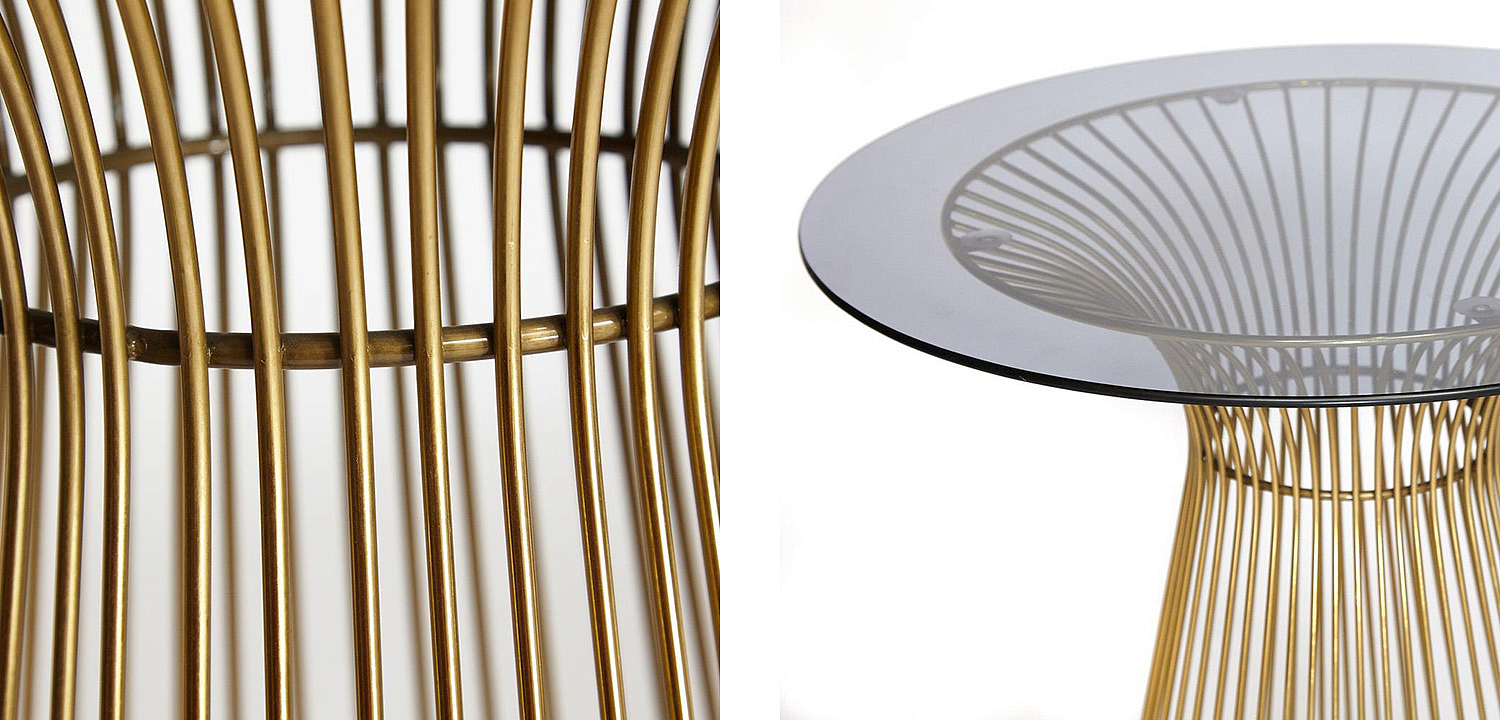 Обеденный стол Platner table gold Обеденный стол Platner table gold - Loft-Concept в Саратове