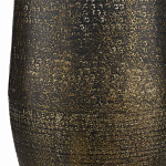 Торшер с фактурным массивным корпусом и тканевым цилиндрическим абажуром Textured Monolith варинант исполнения - 4 | Loft Concept в Саратове