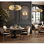 Люстра круглая с фактурными элементами в виде ракушек Inspired Sea варинант исполнения - 6 | Loft Concept в Саратове