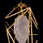 Подвесной светильник с плафоном в виде камня Embodiment варинант исполнения - 5 | Loft Concept в Саратове