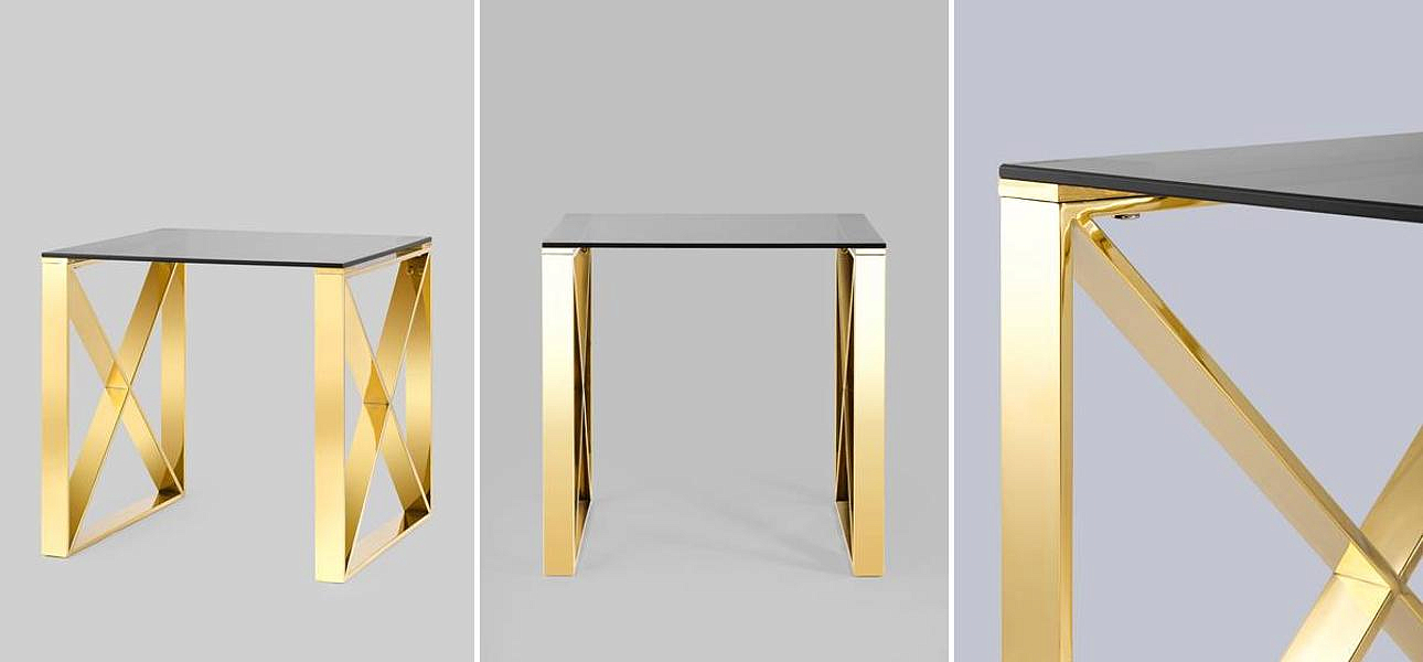 Стол приставной Lannes Collection Gold Стол приставной Lannes Collection Gold - Loft-Concept в Саратове