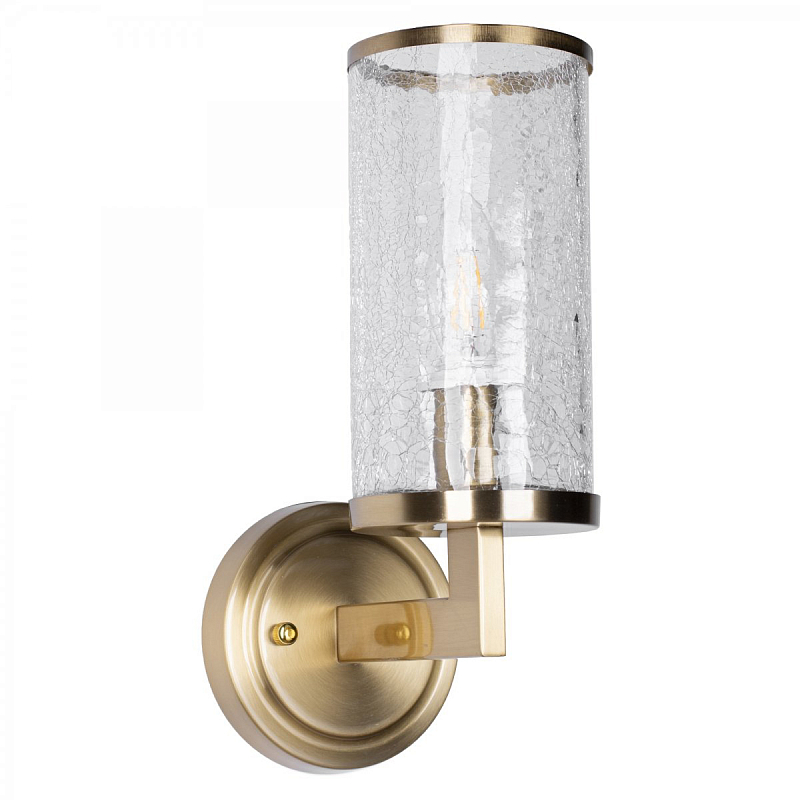 Kelly Wearstler LIAISON Single Arm Sconce Wall Lamp Латунь Прозрачное Стекло в Саратове | Loft Concept 