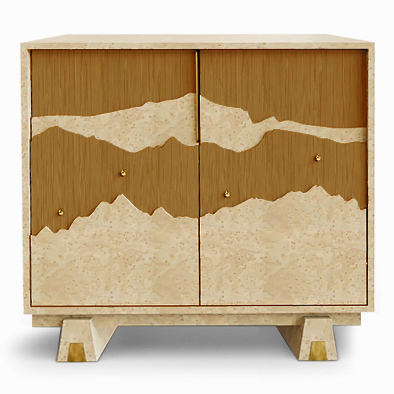 Буфет Okinawa Ginger Бежевый Горчичный Золотой в Саратове | Loft Concept 