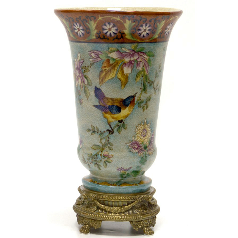 Фарфоровая ваза Vase Canary Мульти Бронза Фарфоровая ваза Vase Canary Мульти Бронза в Саратове | Loft Concept