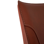 Стул коричневый из искуственной кожи на 4-х ножках Enigma Brown варинант исполнения - 4 | Loft Concept в Саратове