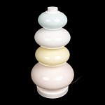 Настольная лампа из стеклянных сфер в пастельных тонах Высота 40 см Pastel Lunaria варинант исполнения - 3 | Loft Concept в Саратове