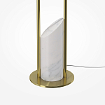 Напольный торшер светодионый золотой Lumen Duo варинант исполнения - 4 | Loft Concept в Саратове