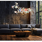 Люстра с цветочным декором Miscellaneous herbs варинант исполнения - 5 | Loft Concept в Саратове