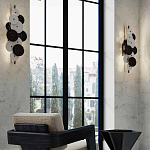 Бра светодиодное из черно-белых дисков Contrast Sample варинант исполнения - 7 | Loft Concept в Саратове