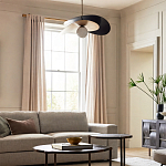 Люстра круглая с 2-мя металлическими абажурами Andromeda варинант исполнения - 6 | Loft Concept в Саратове