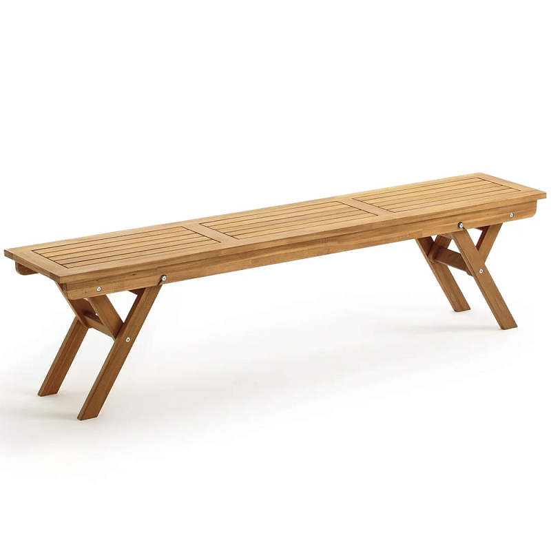 Деревянная скамья складная Jerome Wood Bench Древесина в Саратове | Loft Concept 