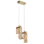 Подвесной светильник волнистой формы из фактурного стекла Wave варинант исполнения - 1 | Loft Concept в Саратове