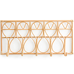 Настенная вешалка из ротанга Wila Wall Hanger L варинант исполнения - 3 | Loft Concept в Саратове