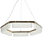 Светодиодная люстра с рельефным стеклом ICE GLASS 70 варинант исполнения - 1 | Loft Concept в Саратове