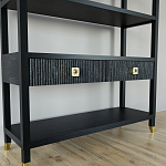 Стеллаж с двумя ящиками Elsa Dreams Black варинант исполнения - 2 | Loft Concept в Саратове