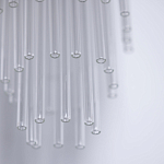 Бра с круглым основанием и длинными прозрачныи стеклянными трубками Nembus варинант исполнения - 6 | Loft Concept в Саратове