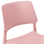 Пластиковый стул на ножках из массива бука Ferret Pink варинант исполнения - 5 | Loft Concept в Саратове