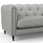 Мебельная ткань Шенилл серый цвет 138 см T4-34 варинант исполнения - 7 | Loft Concept в Саратове