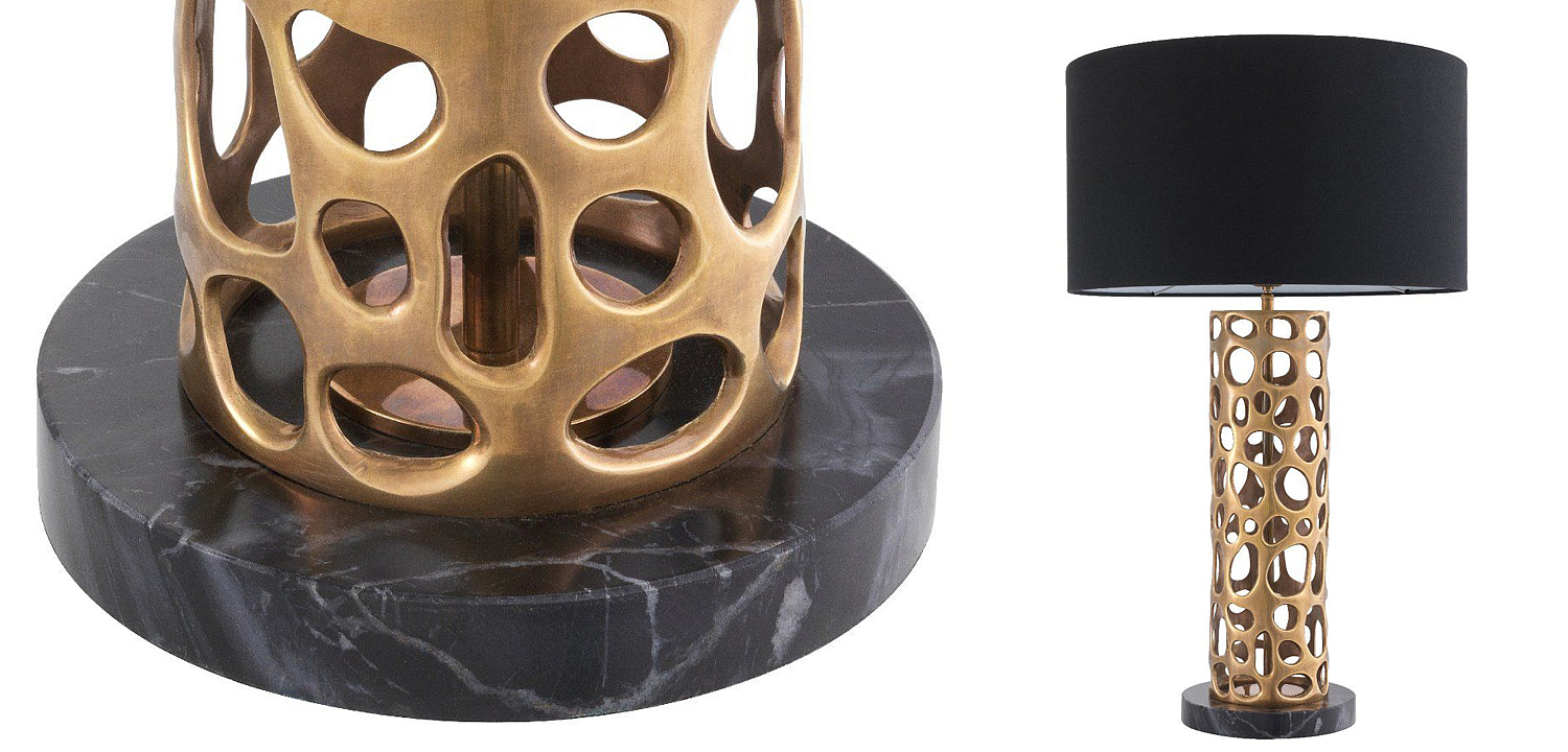 Настольная лампа Eichholtz Table Lamp Dix Brass Настольная лампа Eichholtz Table Lamp Dix Brass - Loft-Concept в Саратове