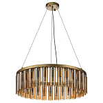 Люстра со стеклянными цилиндрическими плафонами Luminous Cylinders Amber Round варинант исполнения - 4 | Loft Concept в Саратове