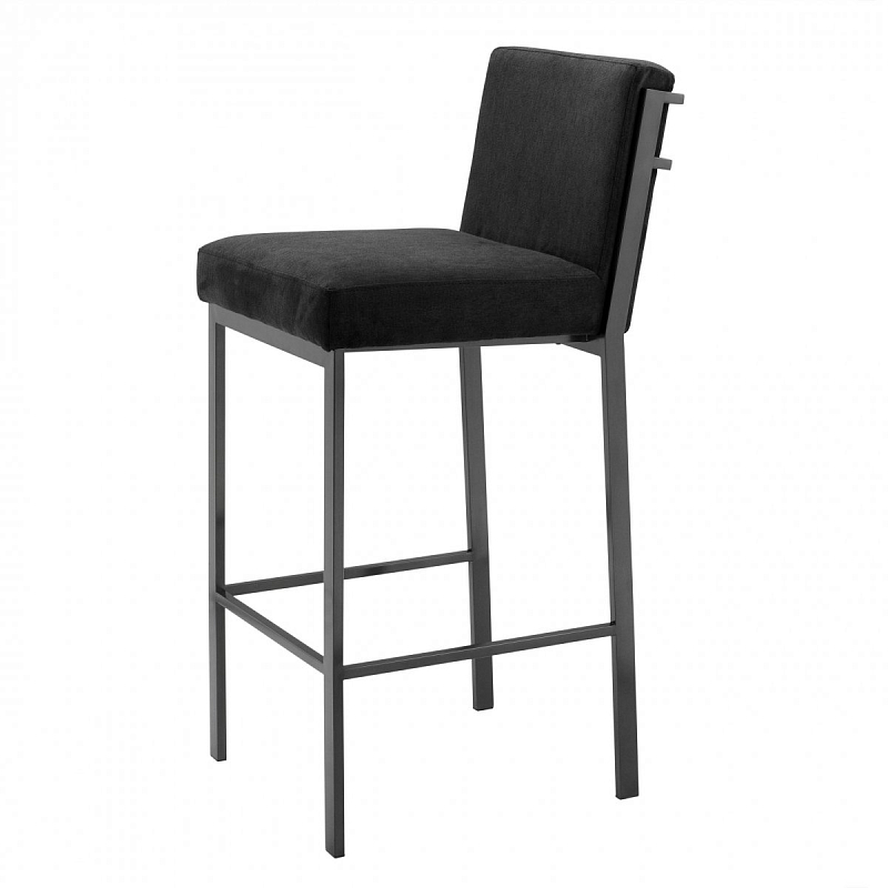 Барный стул Eichholtz Bar Stool Scott Bronze Черный Темная бронза Барный стул Eichholtz Bar Stool Scott Bronze Черный Темная бронза в Саратове | Loft Concept