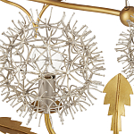 Люстра круглая с декором в виде цветков одуванчика Hanging Dandelion варинант исполнения - 1 | Loft Concept в Саратове