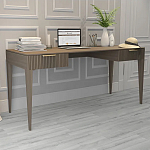 Рабочий стол коричневый с 2-мя ящиками Harper Line варинант исполнения - 2 | Loft Concept в Саратове