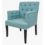 Кресло Addison Chic Armchair blue flax варинант исполнения - 3 | Loft Concept в Саратове
