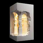 Встраиваемый в стену гипсовый светильник под покраску с колоннами и арками в античном стиле Antiquity Athena варинант исполнения - 5 | Loft Concept в Саратове