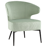 Современное мягкое кресло на металлических ножках Rakush Pistachio варинант исполнения - 1 | Loft Concept в Саратове