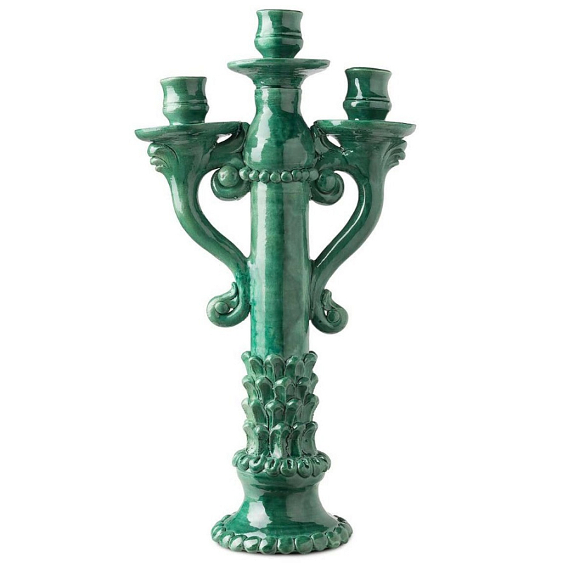 Подсвечник Candleholder Heart X3 Зеленый Подсвечник Candleholder Heart X3 Зеленый в Саратове | Loft Concept