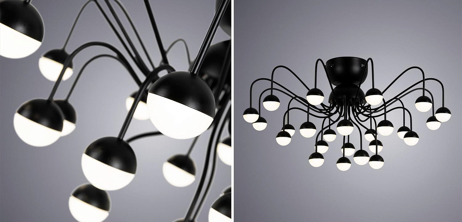 Потолочная люстра Vilelme Chandelier black Потолочная люстра Vilelme Chandelier black - Loft-Concept в Саратове