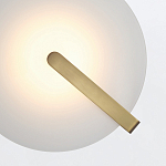 Потолочный светильник в форме плоского диска из белого матового стекла Eurofase варинант исполнения - 4 | Loft Concept в Саратове