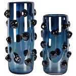 Ваза Molecule Vase Glass Blue Spheres варинант исполнения - 1 | Loft Concept в Саратове
